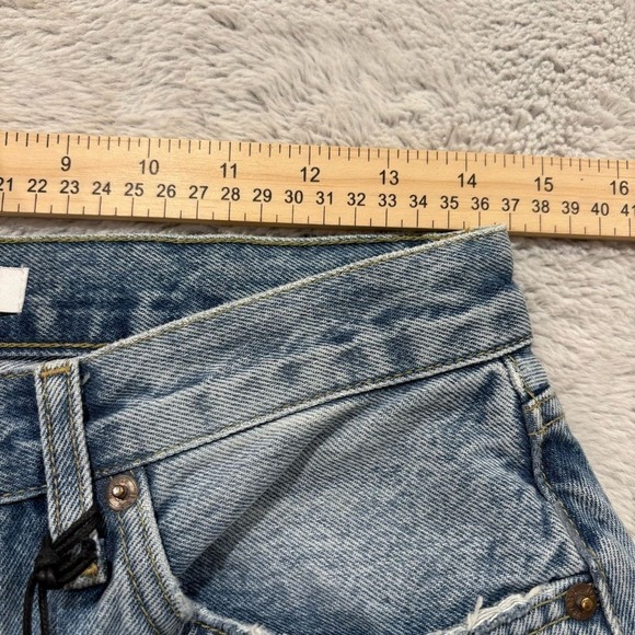 RE/DONE 90s Comfy Jean - Sunfaded Destroy Women's Size 26 Distressed NWT Revolve - Picture 12 of 14